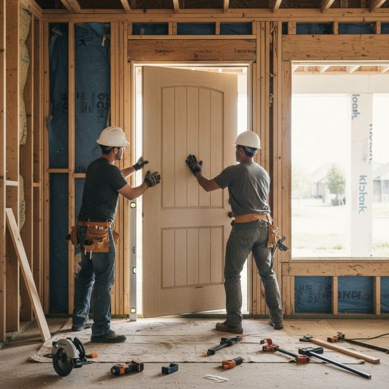 Double Doors Installation detail