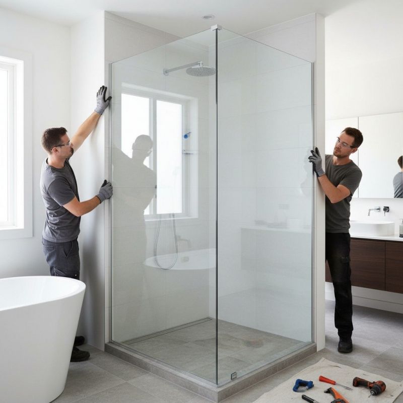 Glass Shower Door Installation in Boulder, CO